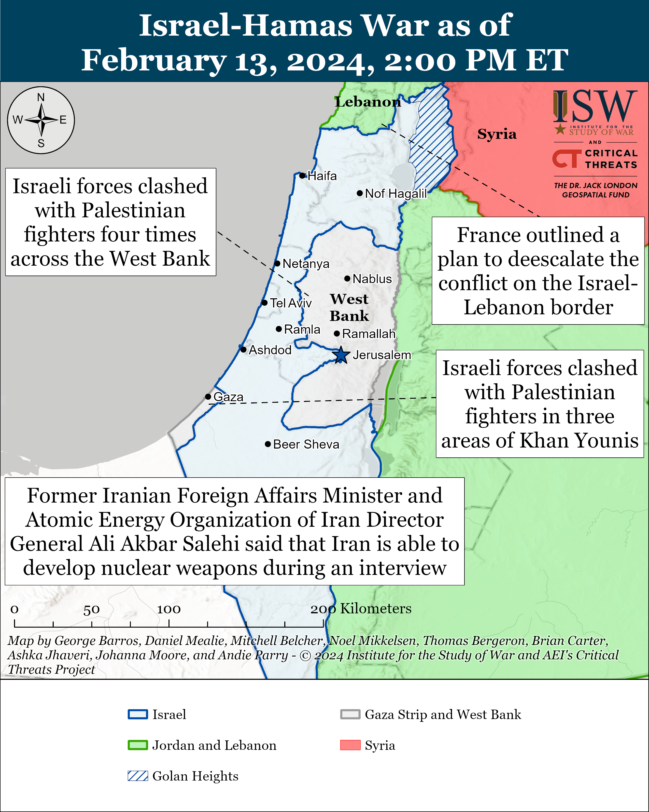 ISW Blog: Iran Update, February 13, 2024